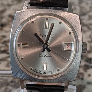 Vintage FOCAL Swiss Made Men's Watch